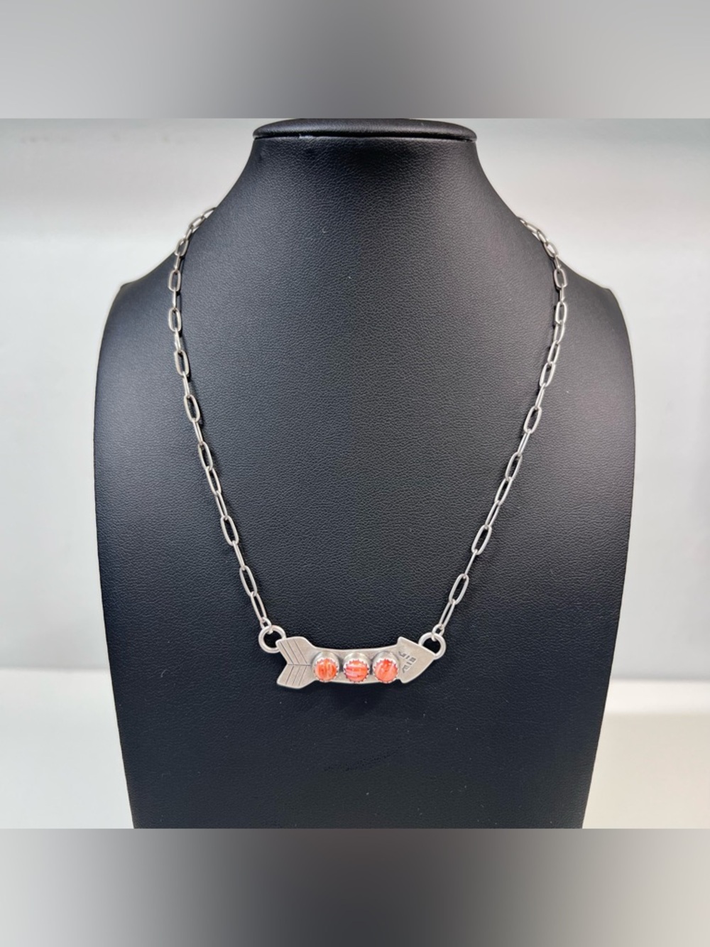Native American Arrow Bar Necklace